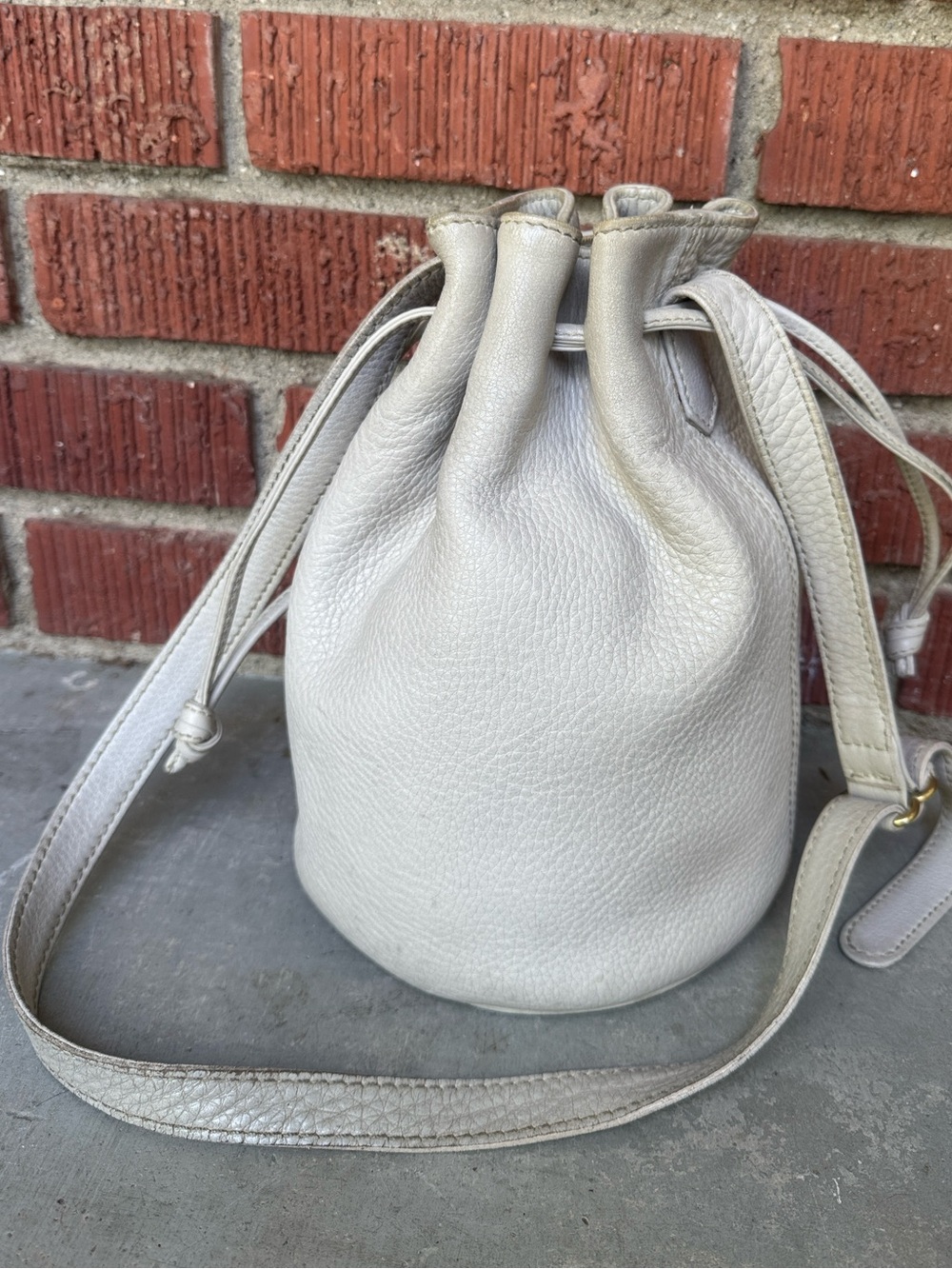 Vtg Coach 4905 Drawstring Bucket Sonoma Pebbled Leather Bag - Picture 1 of 9
